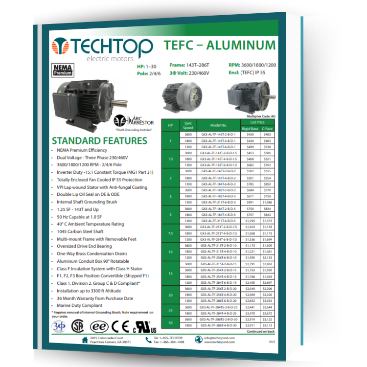 TECHTOP Electric Motors