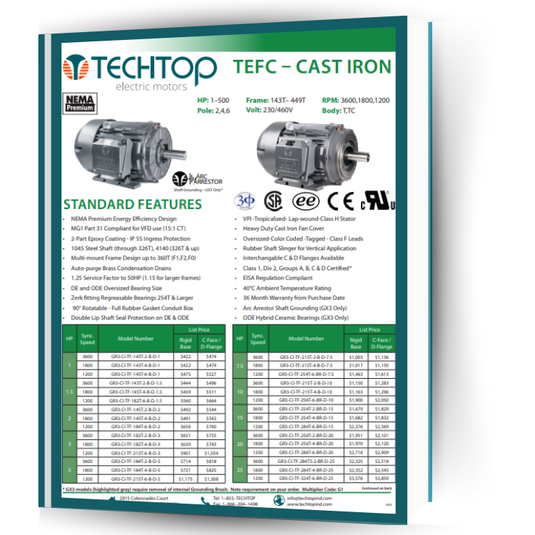 Techtop TECHTOP Electric Motors