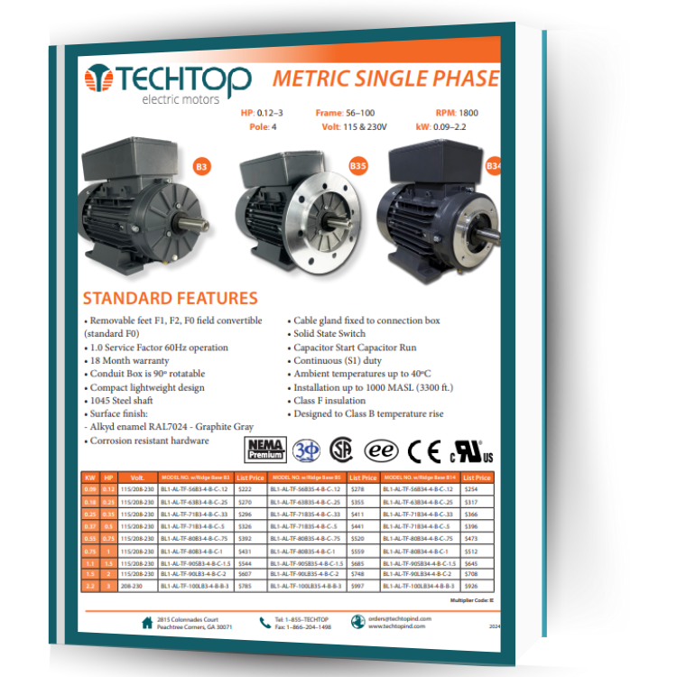TECHTOP Electric Motors