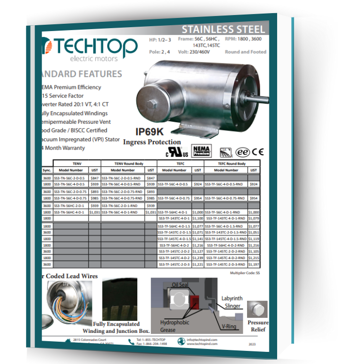 TECHTOP Electric Motors