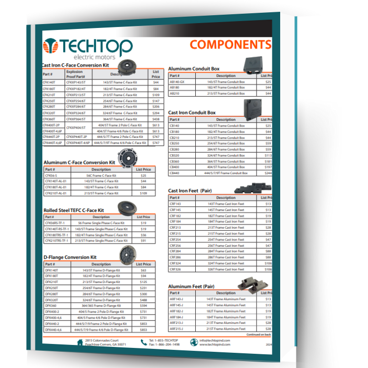 TECHTOP Electric Motors